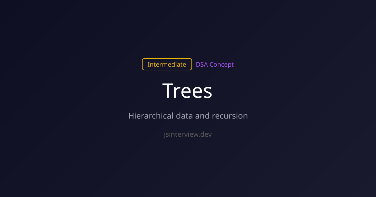Trees in JavaScript — Data Structure Guide with Visualizations