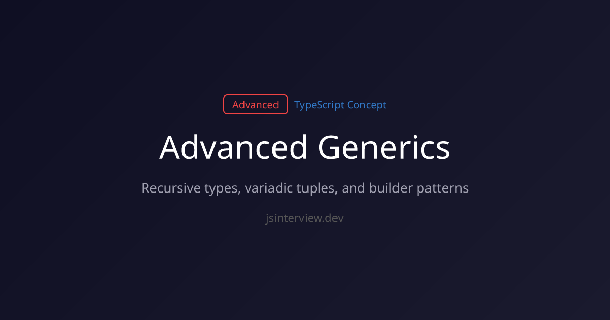 TypeScript Advanced Generics Explained — How Advanced Generics Works ...